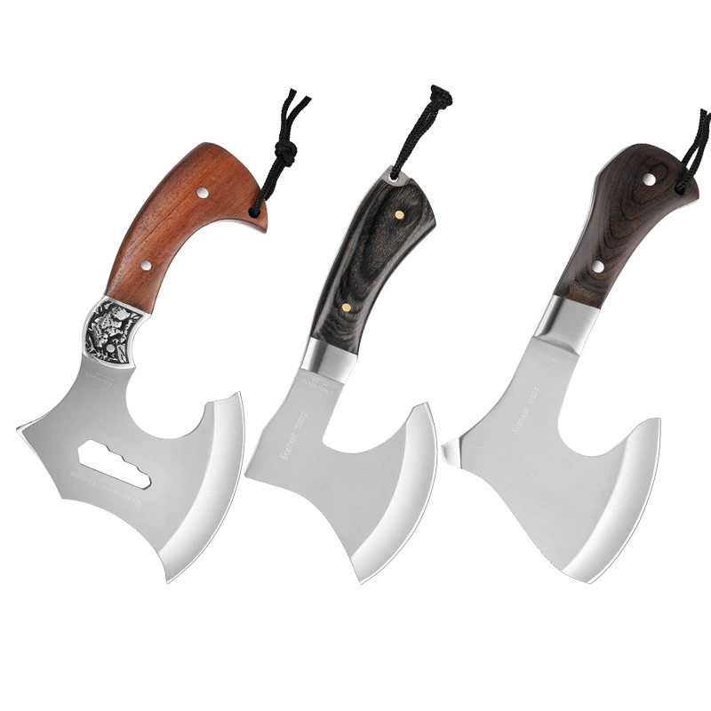 Outdoor ax head camp jungle logging ax portable waist ax car rescue survival fire ax tactical ax