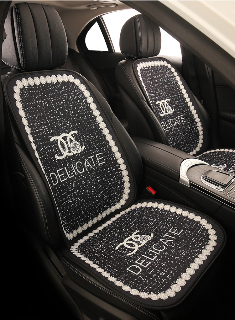 Luxury and stylish car seat cushion, no need to tie, non-slip, does not block airbags, suitable for all seasons, popular online model