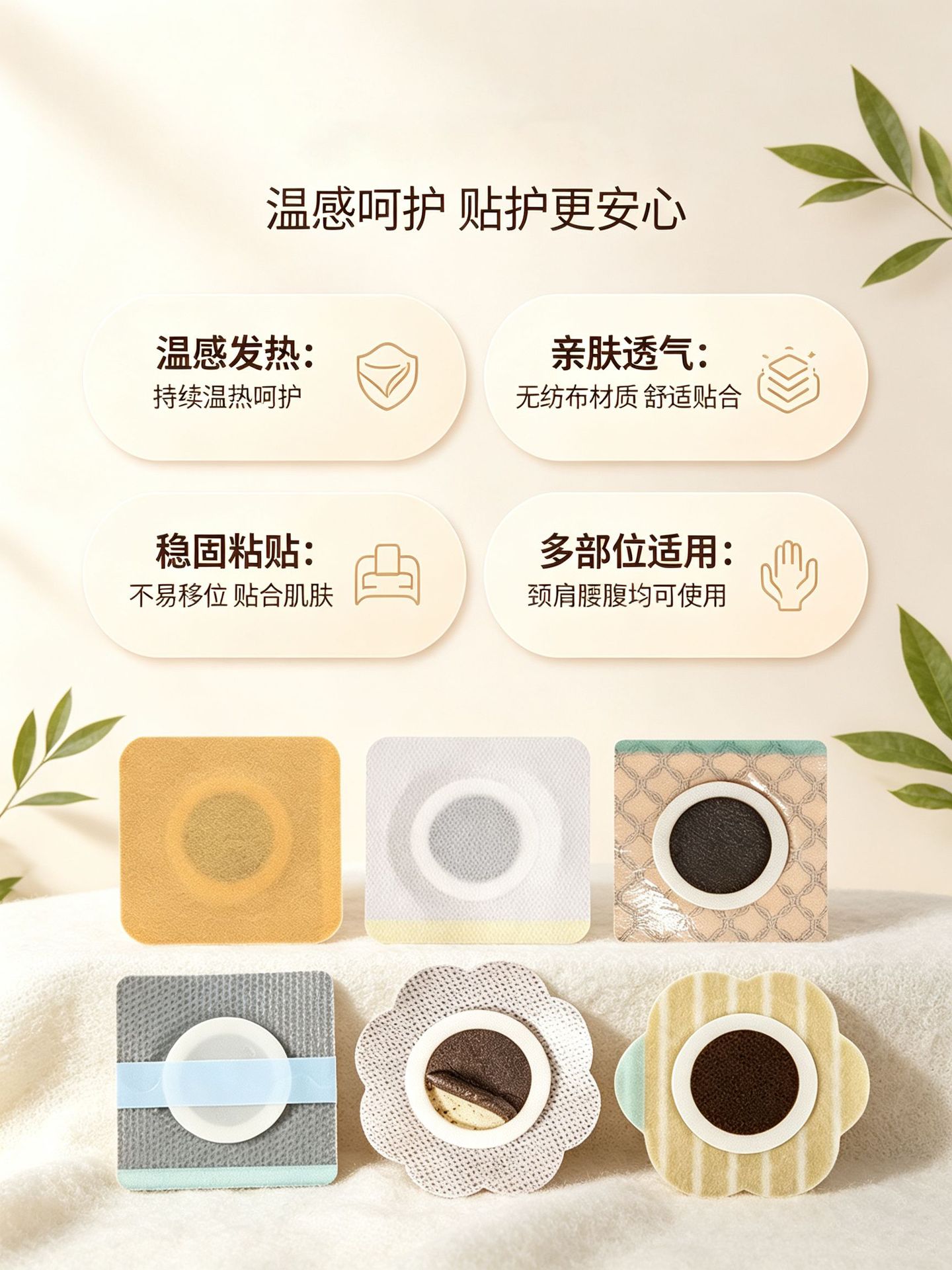 San Fu Tie Moxibustion Patch Mugwort Herbal Topical Sticker for Adults and Children Summer Wellness Use key features