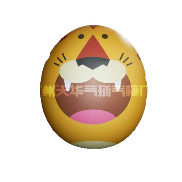 Fábrica al por mayor huevo de Pascua modelo inflable PVC vaso cerrado huevo inflable creativo