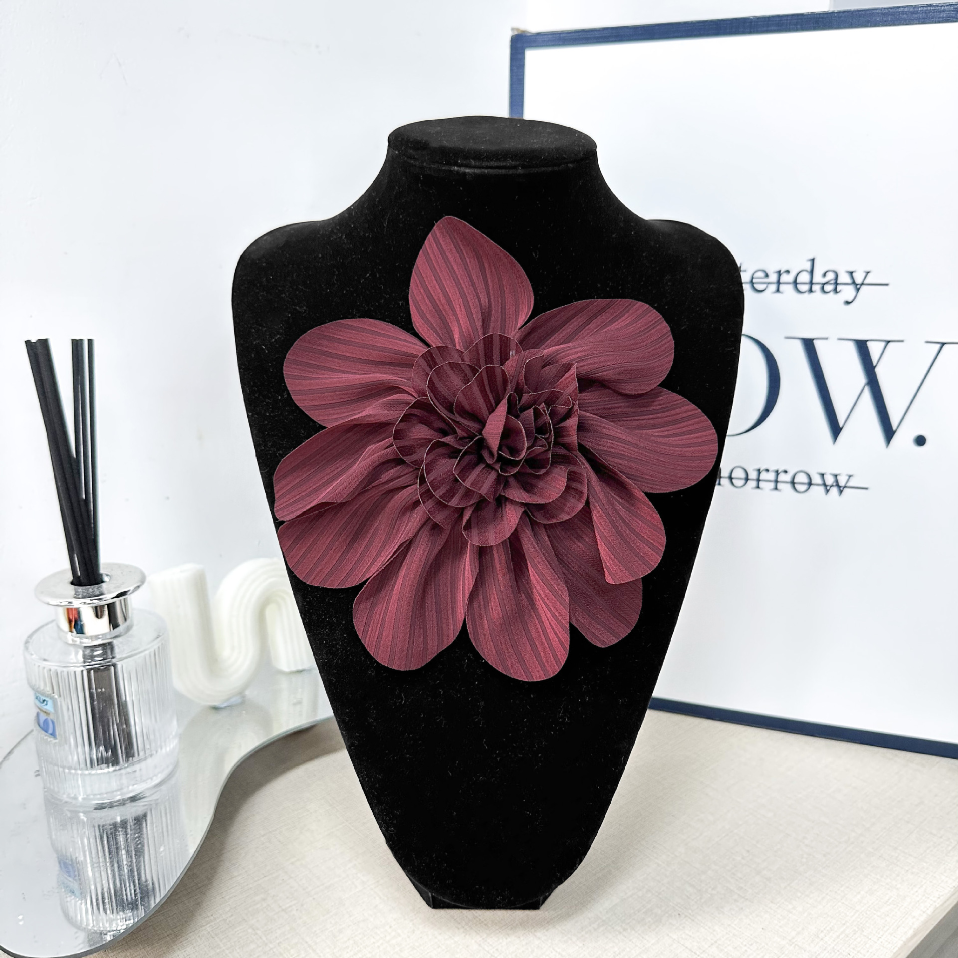18cm simulación de flores hechas a mano, ropa, bolsas, accesorios, ropa, accesorios para el hogar, accesorios de coincidencia en línea