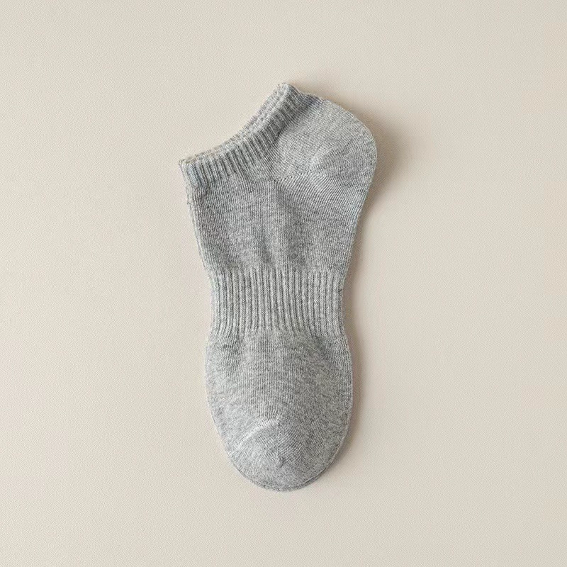 Thin summer knee socks for men and women, absorbs sweat and smell, mid-length