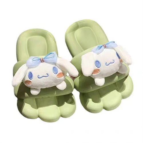  New Cartoon Sandals for Women's Outerwear Cute and Sweet Soft-soled Non-slip Home Slip-On Slippers
