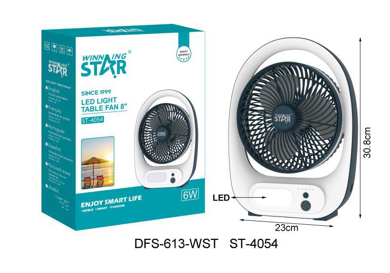 Ganador estrella transfronteriza TYPE-C y USB interfaz pequeño 8 pulgadas conveniente llevar DC5V escritorio ventilador eléctrico