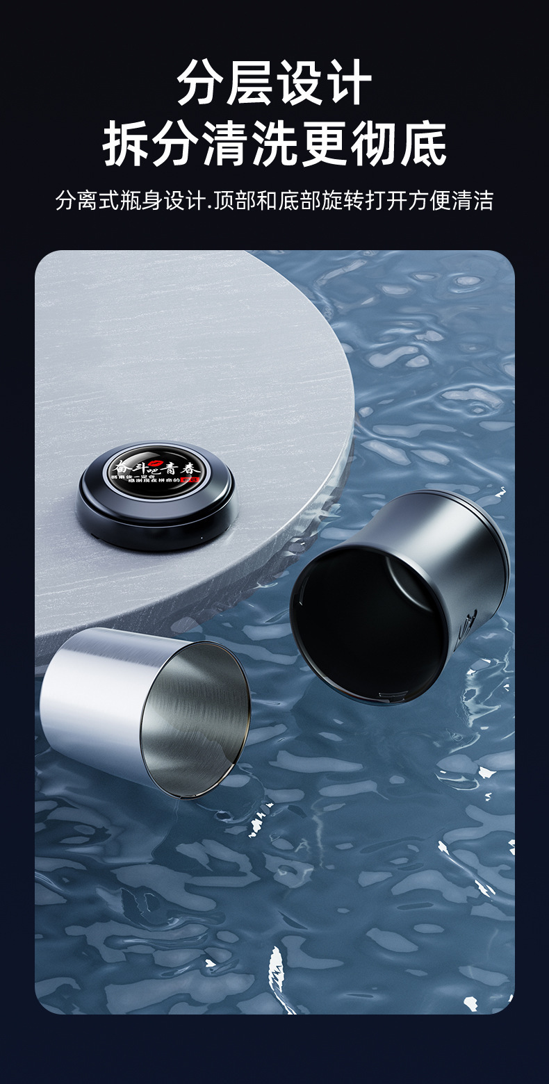 Car Ashtray, Car Ashtray, Creative and Personalized, Multi-Functional, Universal, One-Click Opening, Car Supplies with Lights in the Car