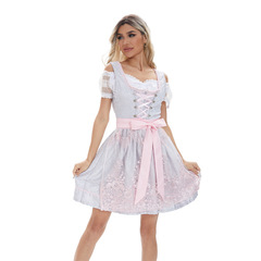 European Germany Munich Beer Festival Halloween Maid Costume Stage Performance Costume Bavaria Performance Attire