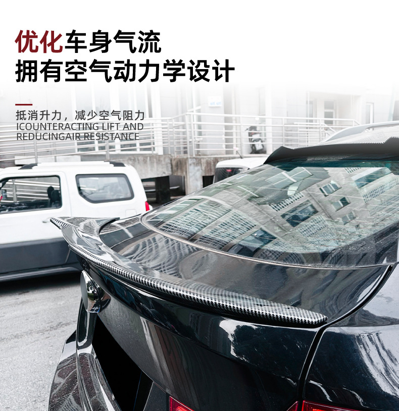 Suitable for Bmw X6 E71 E72 2008-2014 Blade-Style Rear Wing, Roof Wing, Spoiler Exterior Modification