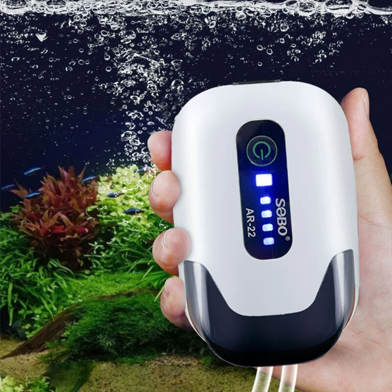 Sobo Songbao аквариум кислородный насос для домашнего использования литиевая батарея переменного тока для рыбалки на открытом воздухе портативный зарядный кислородный насос
