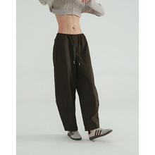 特舒棉lulu弯刀裤！早秋麦穗纹抗皱柔软有型宽松休闲藏肉裤子女