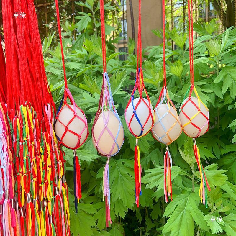 悬挂成品网袋节日鸡蛋三月儿童三蛋蛋袋挂件蛋套小鸡笼撞兜其他