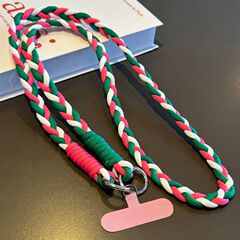 斜めショルダーの携帯電話のストラップは肩の背もたれができます。