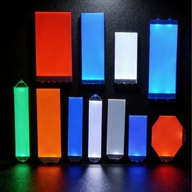 LCD显示屏;LED背光源;LED导光板