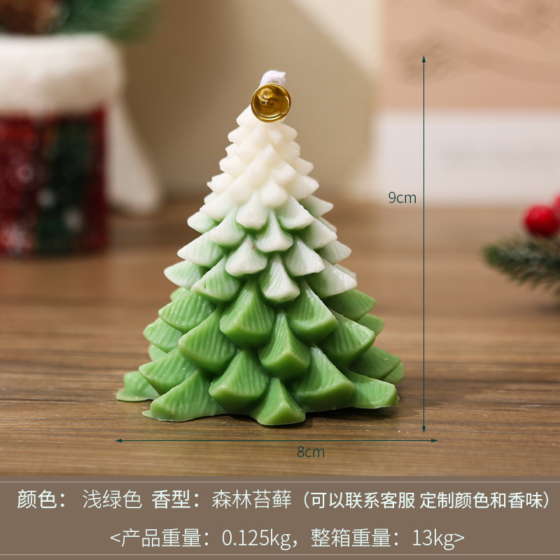 クリスマスキャンドルギフトボックスお土産ins撮影道具クリスマスツリー香薫キャンドル祭りクリエイティブプレゼント|undefined
