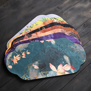 New Chinese Style Tea Table Mat Table Runner Zen Chinese Style Tea Cloth Tea Mat Cloth Anti-scalding Special Mat Tablecloth Absorbent Tea Towel