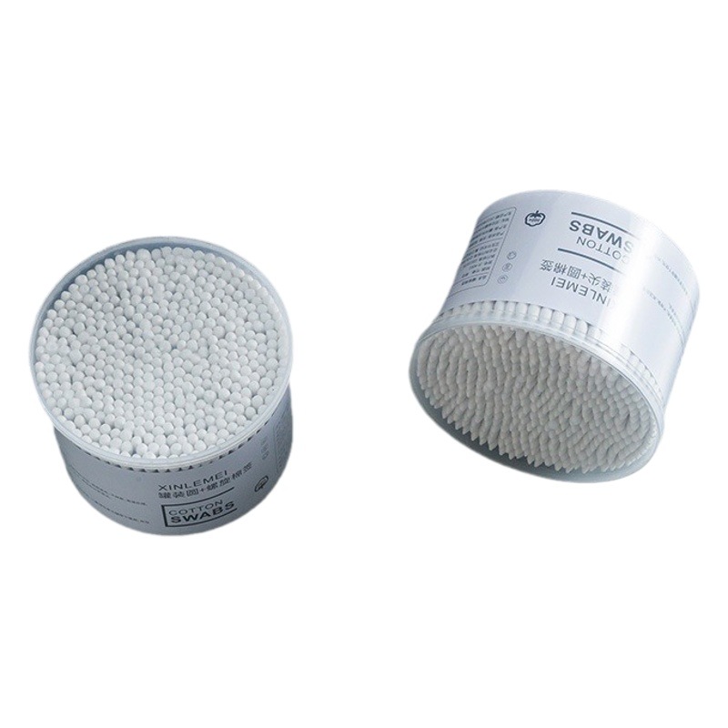 Hisopos de algodón de doble punta para desmaquillar, hisopos de algodón desechables para limpieza de oídos, palitos de madera higiénicos, bolas de algodón, hisopos de algodón.