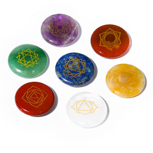 Cross-border bestseller natural crystal agate jadeite oval seven-color semi-precious stone plaything small ornament with velvet bag