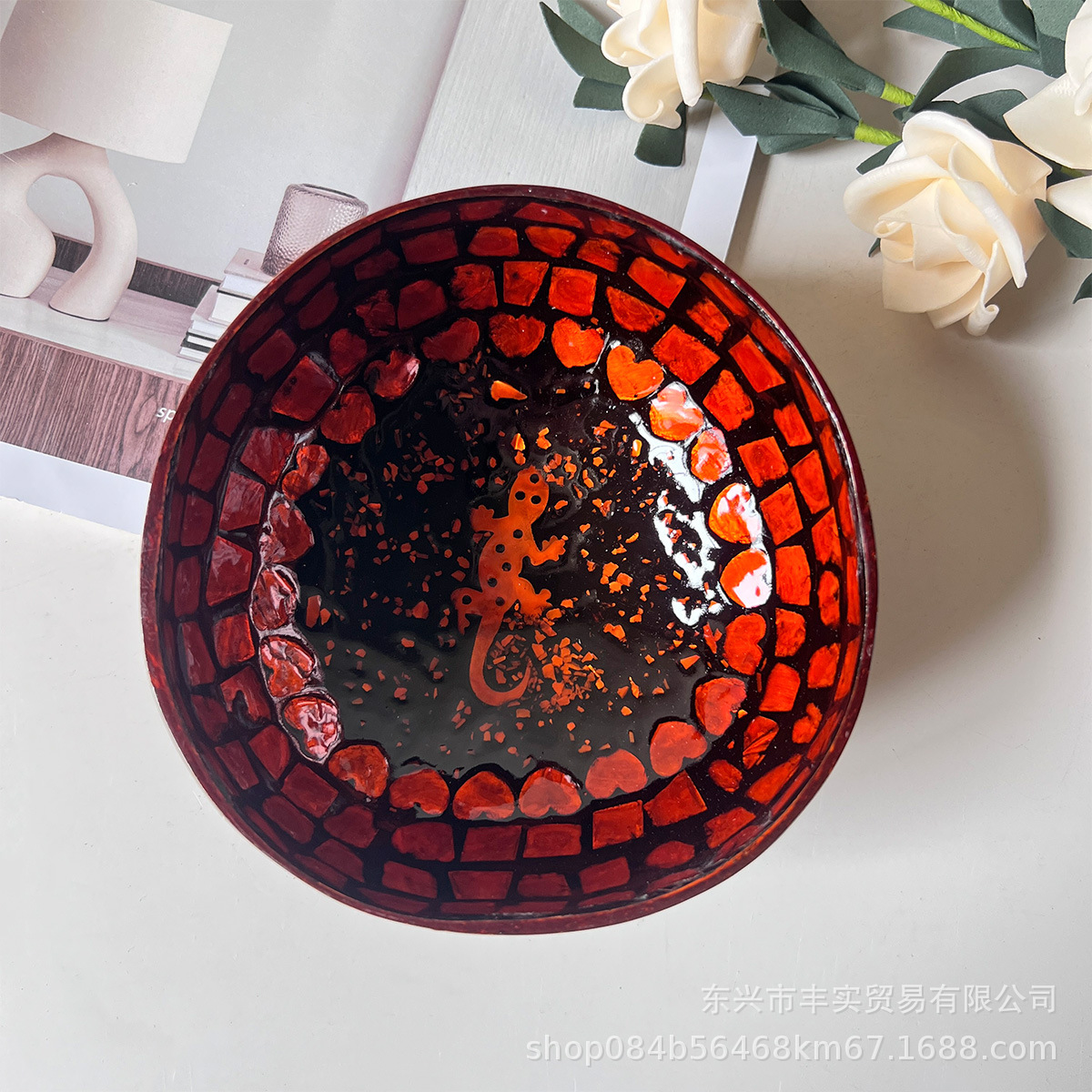 빨간 도마뱀붙이 모델