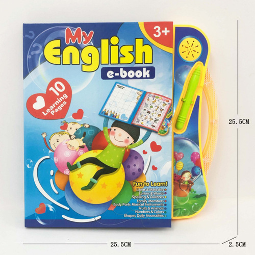 Cross-border English point reading new children's early education educational learning toys foreign trade intelligent audio enlightenment e-book