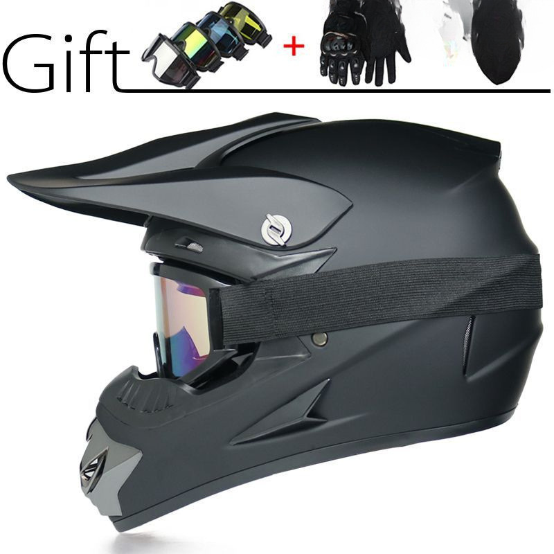 Diàndòngchē Off-road Motorcycle Helmet Electric Vehicle Helmet Rally Helmet (Auto Parts and Accessories) - s-black-red-21