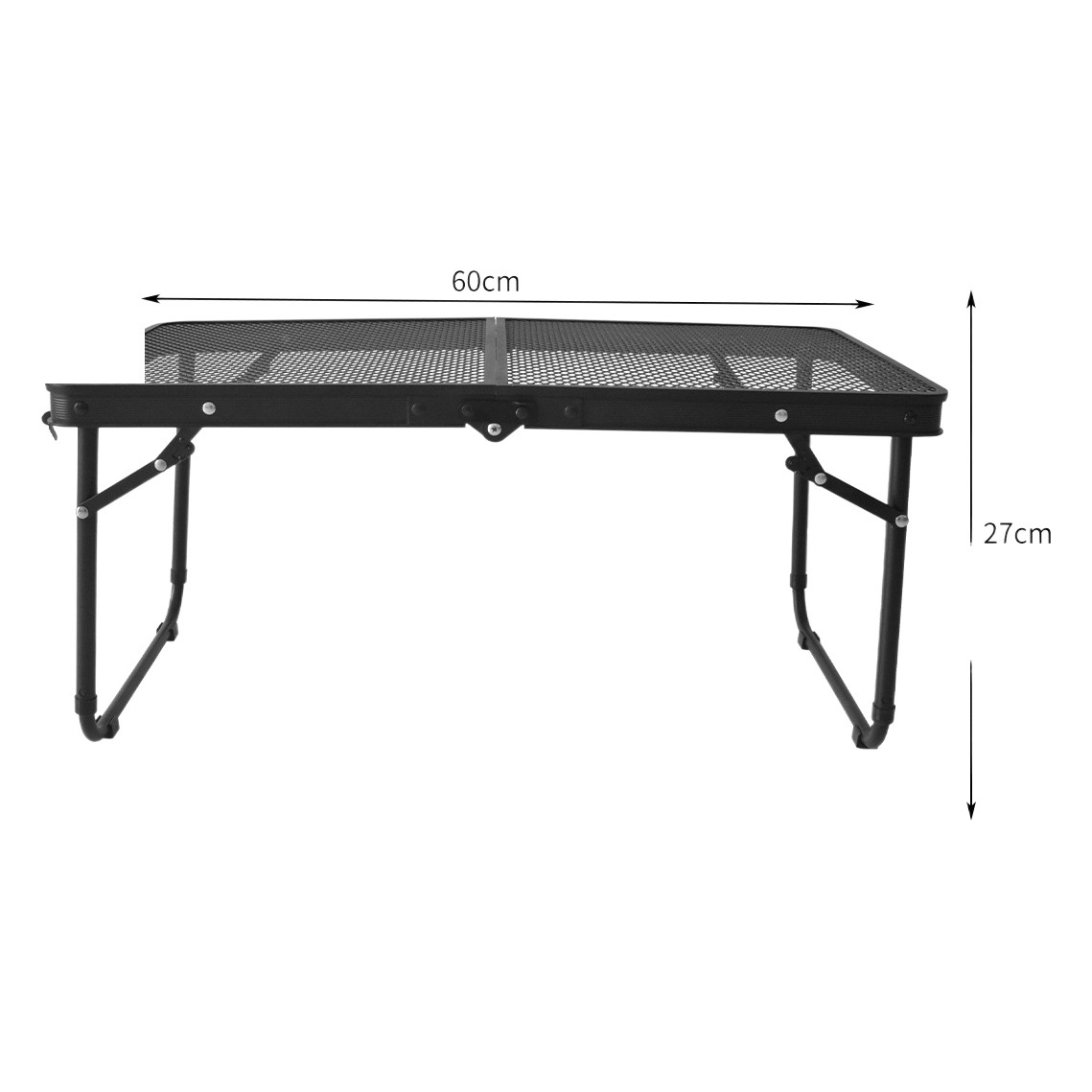 Estricta selección al aire libre camping mesa plegable portátil binaural plegable elevación de malla de hierro mesa picnic barbacoa multifuncional plegable