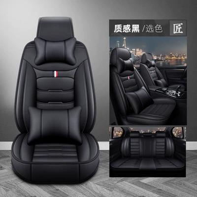 Seat Cover Fully Enclosed Cross-Border: Seat cushion, seat cover - texture-black-deluxe-edition