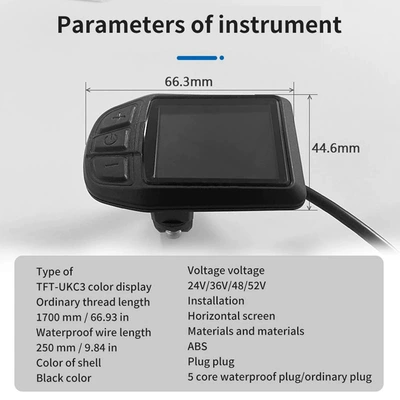 color display 36V 48V – Elektromobil cihazları