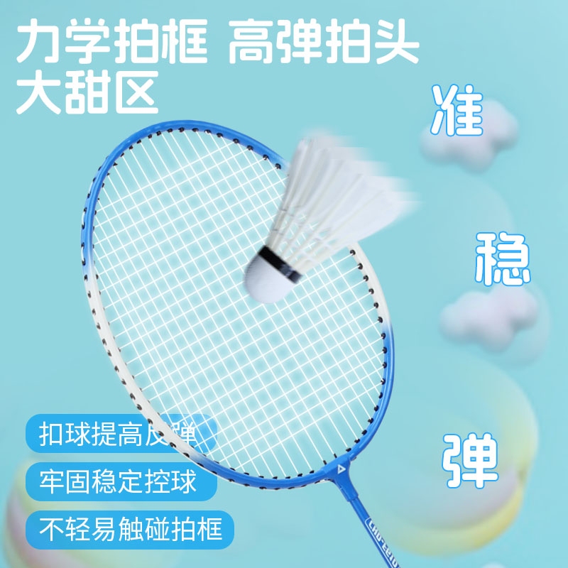 PEAK/ピーカー 子供用バドミントンラケット 正規品 学生・青少年向け 超軽量・耐久性・耐久性 初心者向けスペシャルセット|undefined