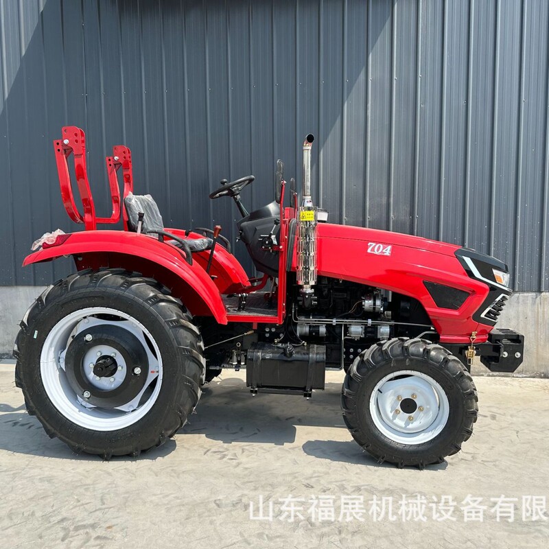 Export 80 Horsepower Four-Wheel Drive Tractor Farmland Small Single-Cylinder Four-Wheel Tractor 50 Horsepower Four-Wheel Tractor