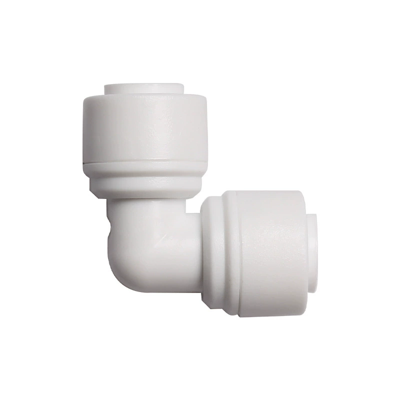 Water purifier card-free connector Shitong 2 points 3 points 4 points elbow PE water pipe household universal filter universal accessories