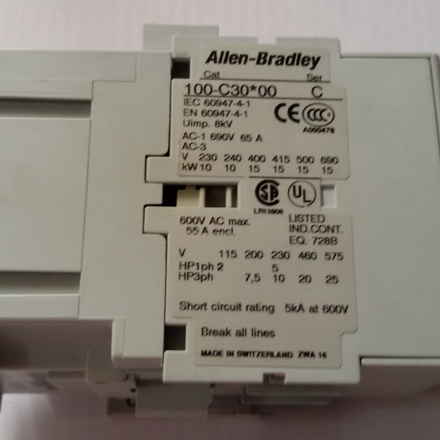 Allen-Bradley交流接触器100-C30*00 100-C30D00 100-C30KF00