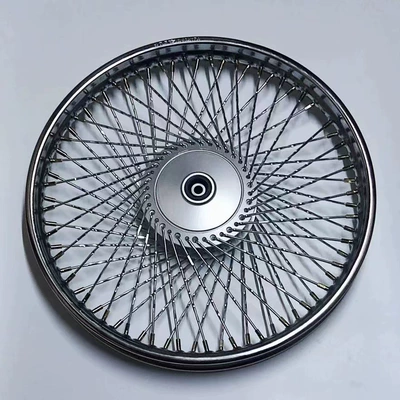 Motorcycle wheel hub Hub Steel Ring Encrypted Bold 72 - rear-rim