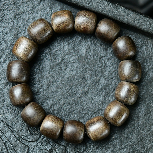 Authentic Vietnamese White Sandalwood Agarwood Bead Bracelet Genuine High-End Natural Sandalwood Wood Bracelet Luxury Buddha Prayer Beads Rosary