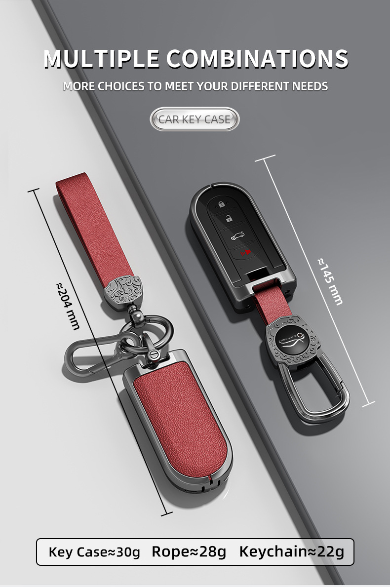 Suitable for North Deer Car Key Cover Perodua Toyota Remote Control Car Key Case Protective Cover for Men and Women