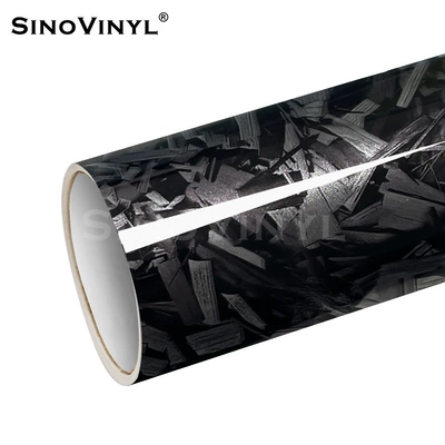 Automotive Film Car Color-Changing Film Rearview Mirror - 15217-m-pet-glossy-flower-carbon-silver