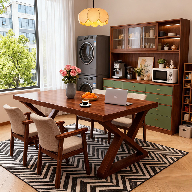 Large Living Room Desk, Reading and Study Table, Dining Table All-In-One, De-Living Roomized Table, Large Board Dining Table and Chairs, Work Desk