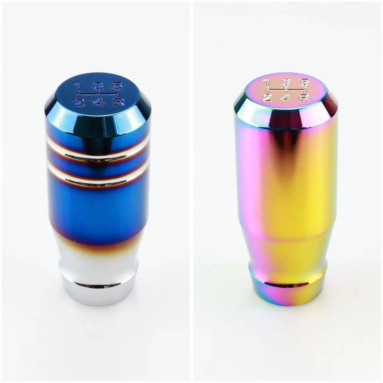 Трансграничная модификация автомобиля с ручной передачей, 5-скоростная головка для выпечки, синяя красочная головка из алюминиевого сплава, гоночная шестерня