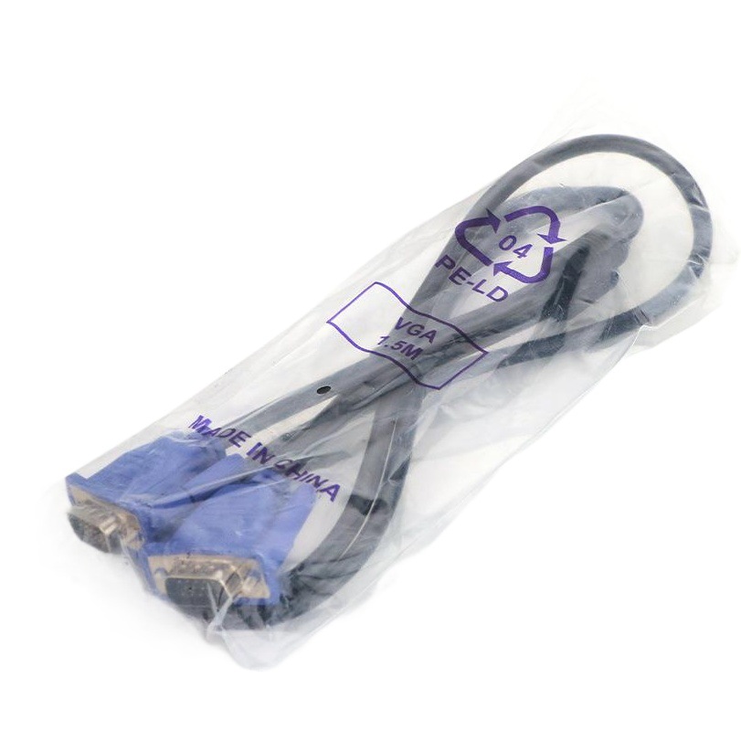 Cable de la exhibición del LCD del ordenador del varón del cable el 1,5 m del cable VGA3 + 2 HD de 3 + 2VGA