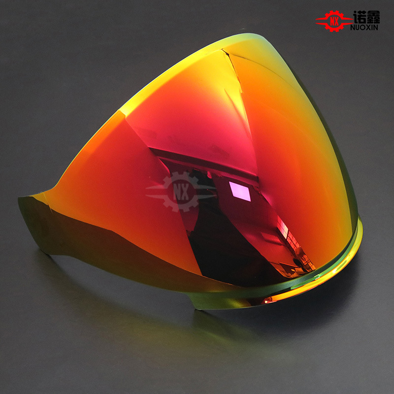 Adapt to Morex S30/263 Half Helmet Lens Electroplated Aurora Day and Night Universal Sunshade Motorcycle Helmet Lens