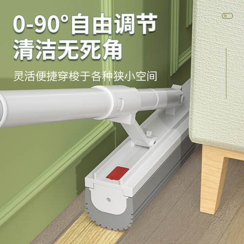 Hand-free sponge mop bucket large fast-soft water-absorbent collodion replacement head lazy mopping artifact one mop mop