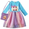Light blue+purple bag