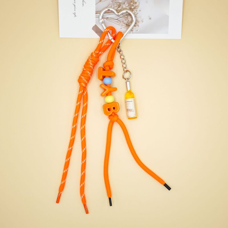 新しい DIY レターワインボトル携帯電話ストラップペンダントバッグペンダント車のキーホルダーペンダントアクセサリー卸売|undefined