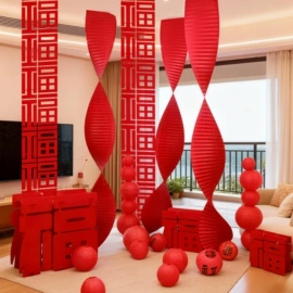 节庆用品;场地布置道具;福字/福字贴