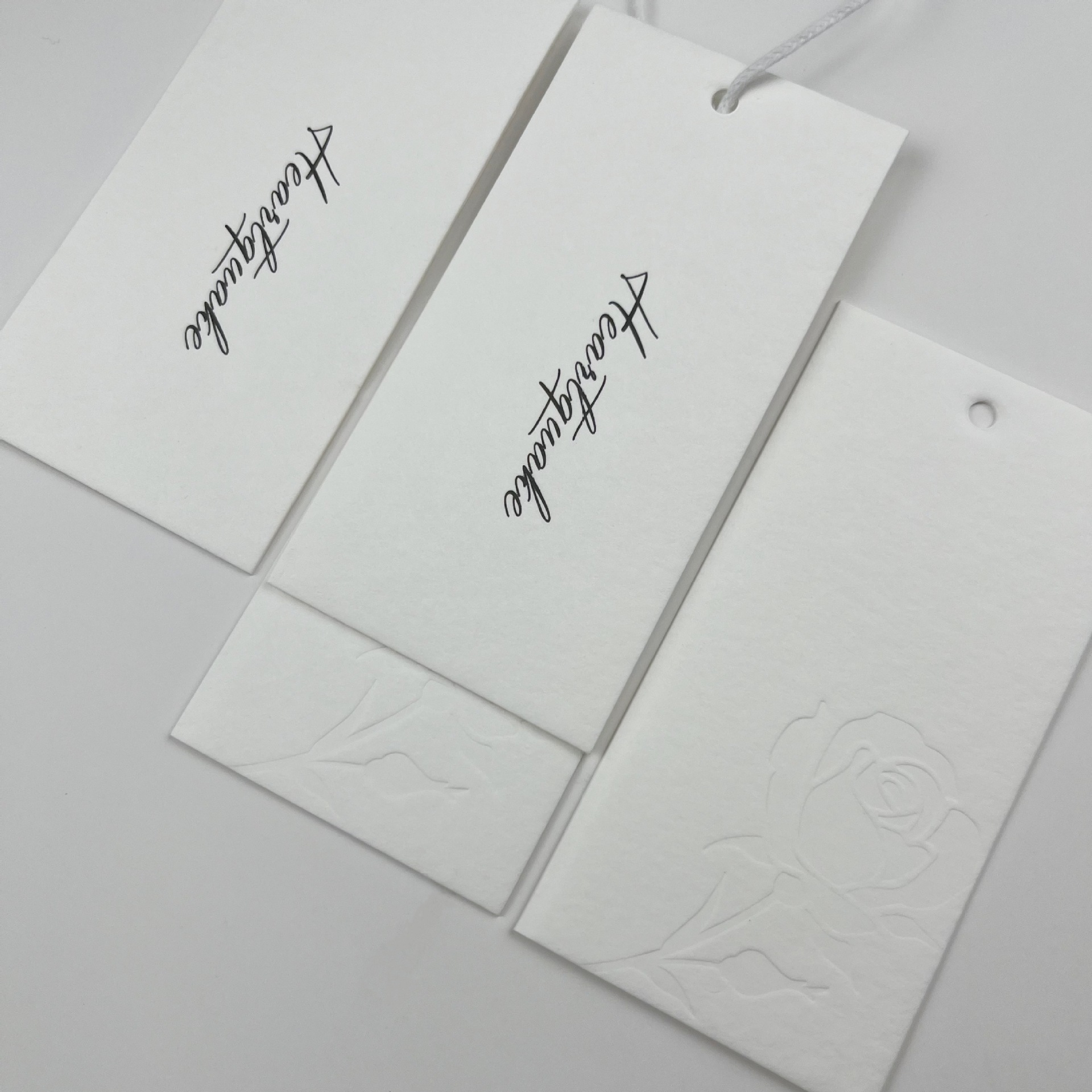 Clothing tag customization universal high-end clothing tag card…