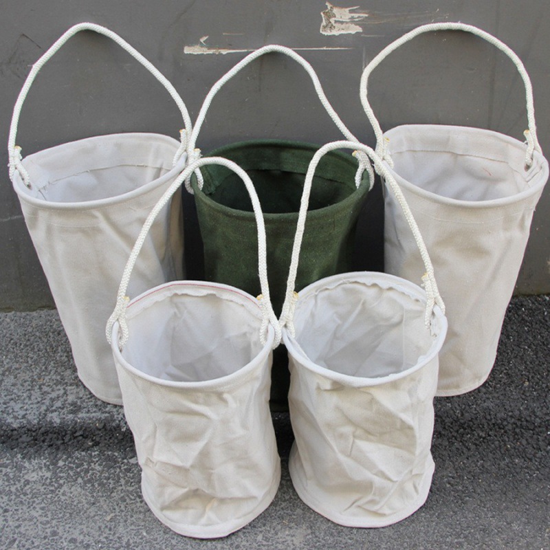 电力工具包圆筒形帆布圆型马桶包电工绝缘桶维修工高空作业吊挂袋