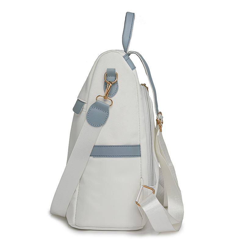 Nueva mochila antirrobo para mujer, mochila de cuero retro para mujer, mochila informal de gran capacidad multicompartimento al por mayor