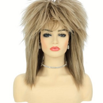 Classic Boss-Style Wig, Vintage Gentleman Vibe Styling Set, Headgear in Stock for Immediate Shipping, Cross-Border Rock Party Classic Boss-Style Wig, Vintage Gentleman Vibe Styling Set, Headgear in Stock for Immediate Shipping, Cross-Border Rock Party