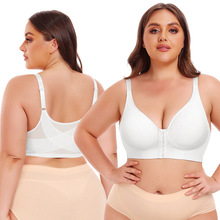 TOPMELON跨境外贸加肥全罩杯大码内衣收副乳薄款文胸bra W210820