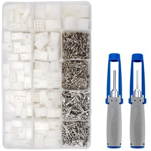 Jrready St6478 Pin Connector Kit 678Pcs 2 3 4 6 9 12 Pin Housing Crimp Ends