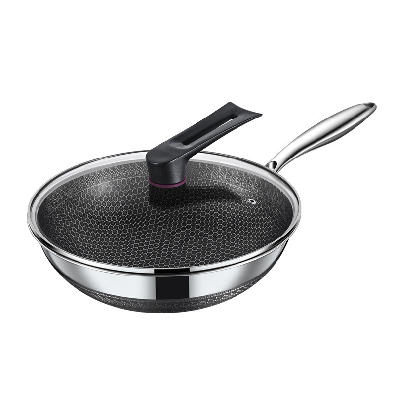 Potas alemanas no pegajosas, paneles de acero inoxidable 316, paneles de frita domésticos, horno electromagnético, horno de gas, aplicable