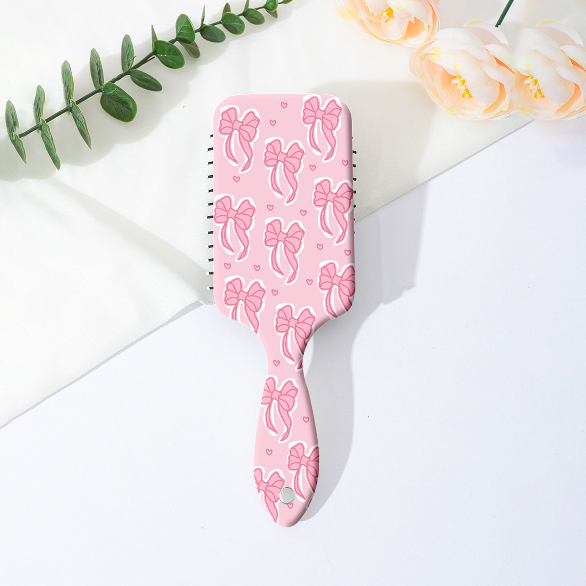 106g Weight Hair Comb Makeup Tools Types 1 Piece Quantity ABS Material Bow Knot Pattern Sweet Style Sweet Bow Knot ABS Hair Comb 5